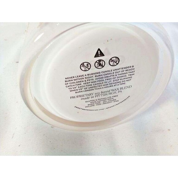 Sweet Water Decor Relaxation Candle 11oz Soy Wax Jar – 50+ Hr Burn Peppermint - Picture 5 of 14